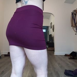 Eggplant high waist forever 21 skirt